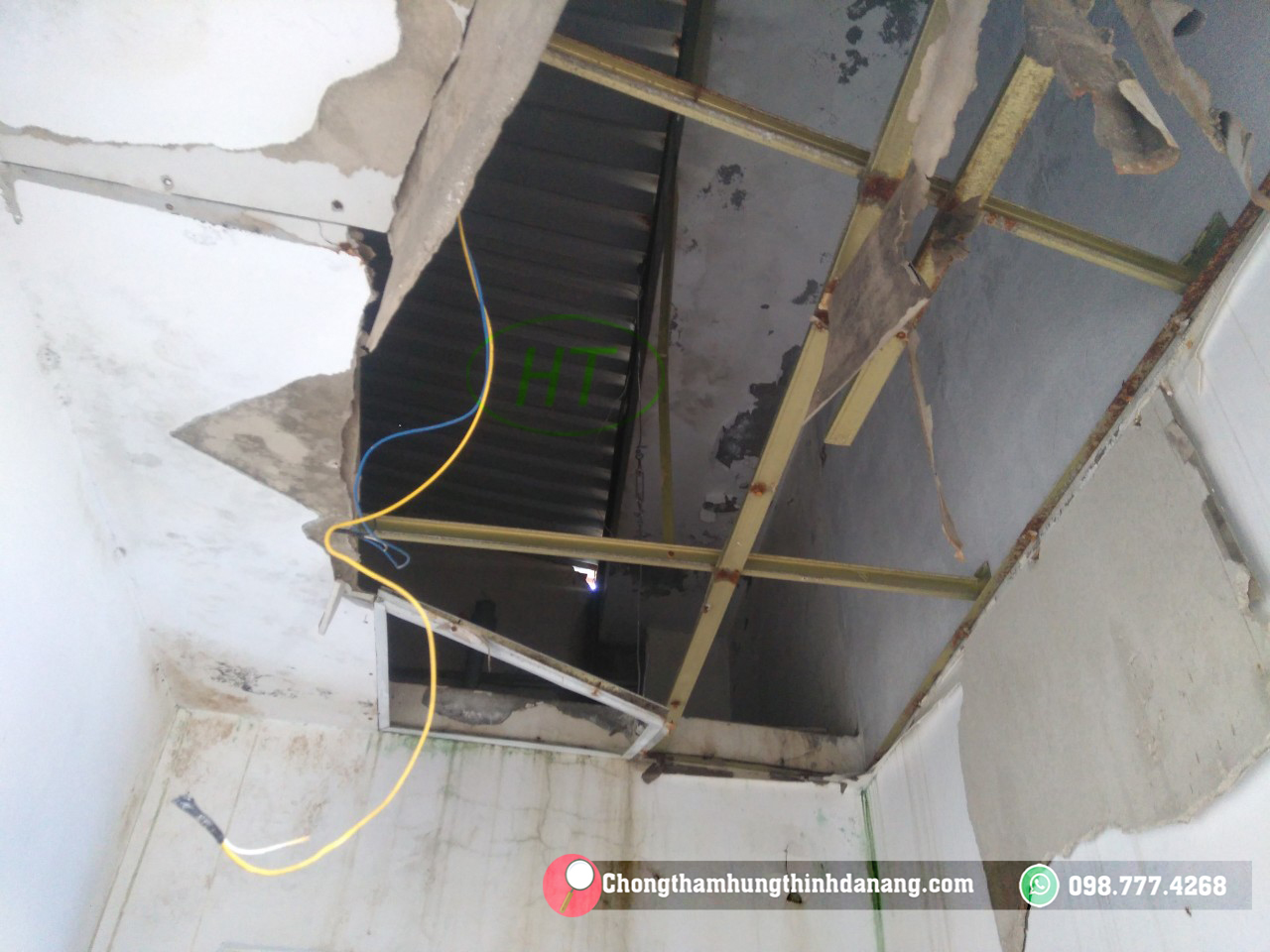 Những sự cố khi không chống thấm sân thượng